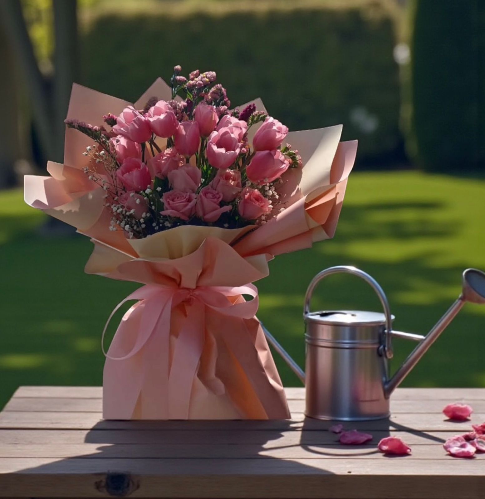 Bouquet Tulipan rosado